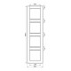 Jung Cadre 4 fois aws vertical AS 584 NA WW