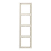 Jung Cadre 4 fois blanc niveau/vertical LS 984 W-1