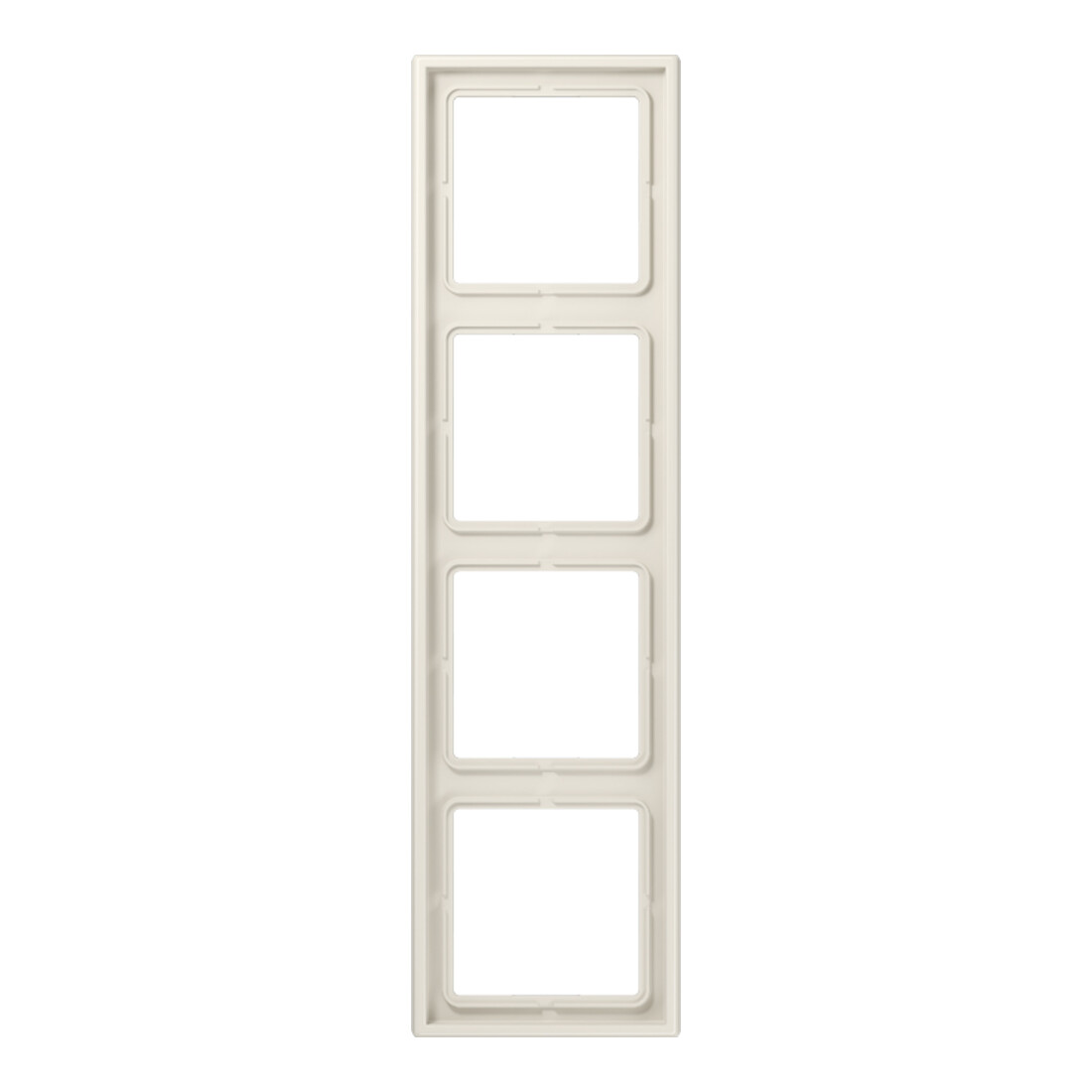 Jung Cadre 4 fois blanc niveau/vertical LS 984 W