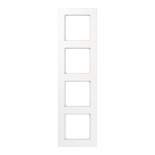 Jung Cadre 4 fois incassable A5584BFWW blanc alpin horizontal vertical