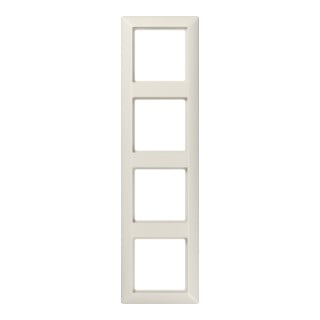 Jung Cadre 4 positions blanc niveau/vertical AS 584