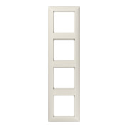 Jung Cadre 4 positions blanc niveau/vertical AS 584-1