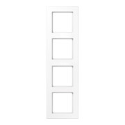 Jung Cadre 4 voies aws niveau/vertical AC 584 WW-1