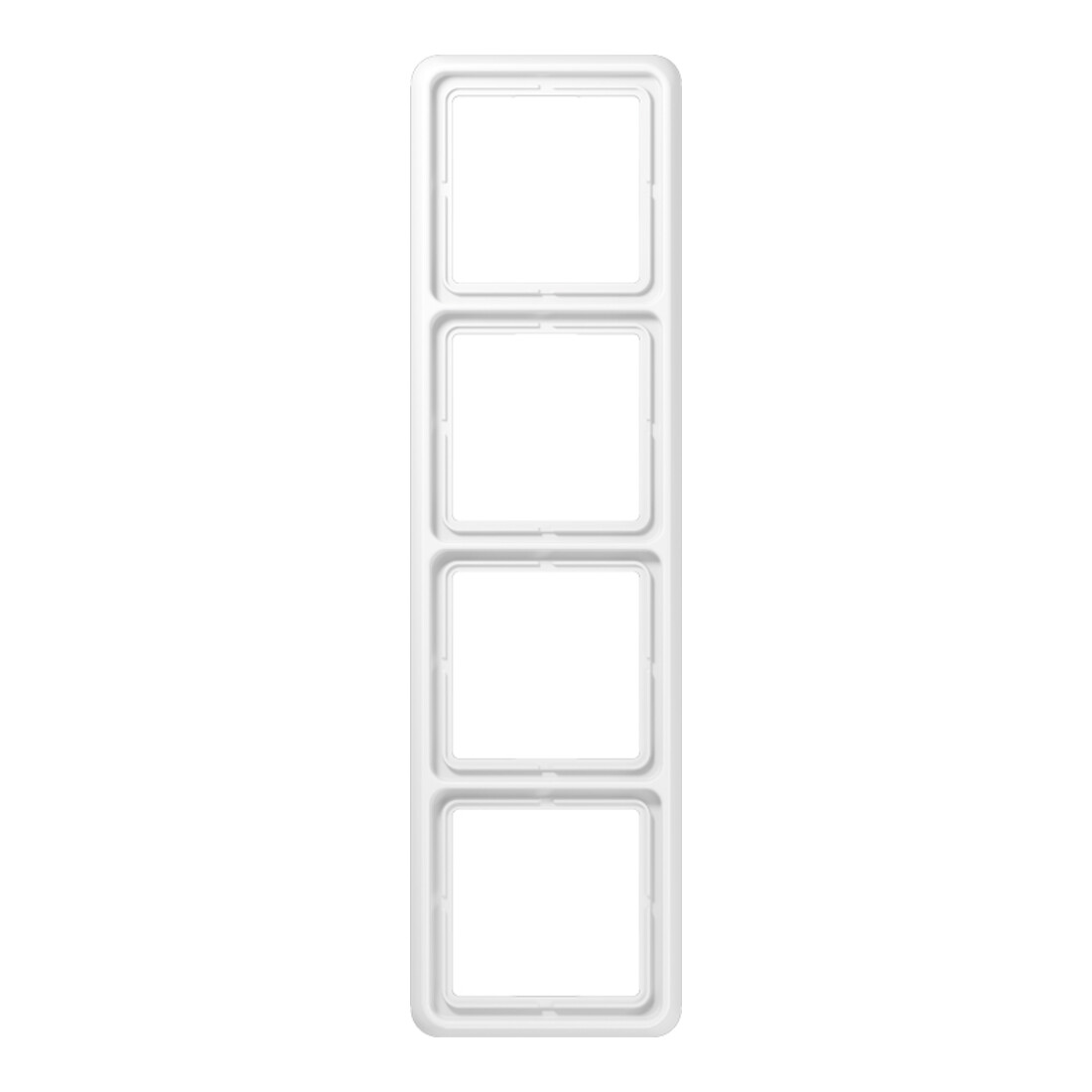 Jung Cadre 4 voies aws niveau/vertical CD 584 WW
