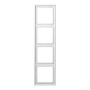 Jung Cadre 4 voies aws niveau/vertical LS 984 WW-1