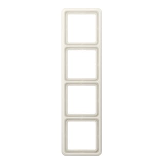 Jung Cadre 4 voies blanc niveau/vertical CD 584 W