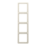 Jung Cadre 4 voies blanc niveau/vertical CD 584 W-1