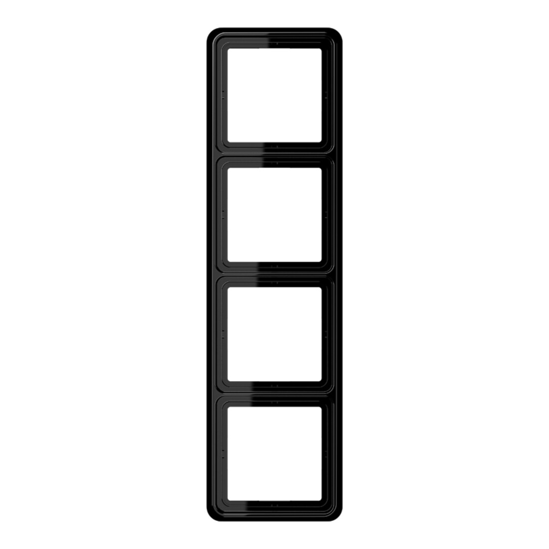 Jung Cadre 4 voies noir horizontal/vertical CD 584
