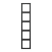 Jung Cadre 5 positions alu niveau/vertical AL 2985-1