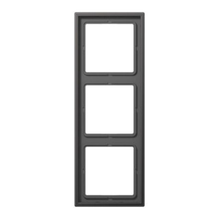 Jung Cadre de recouvrement 3-fach AL2983D aluminium mat 81 × 223 mm