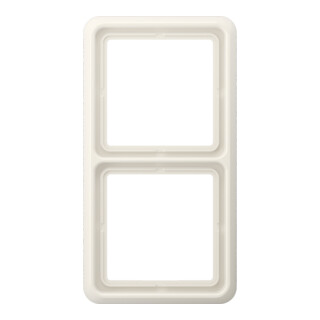 Jung Cadre double blanc niveau/vertical CD 582 WU W