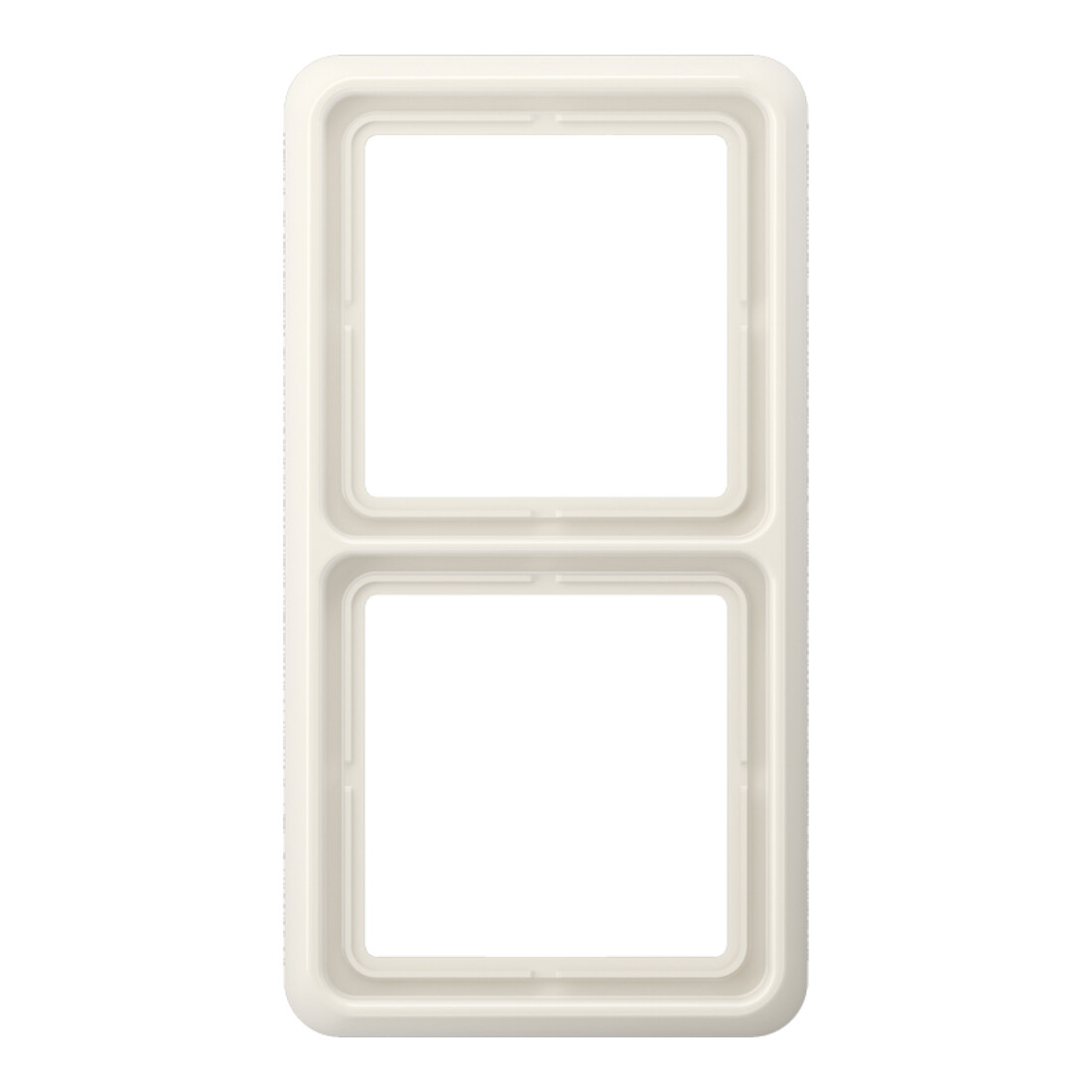 Jung Cadre double blanc niveau/vertical CD 582 WU W