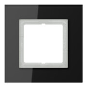 Jung Cadre en verre 1-facette noir horizontal/vertical LSP 981 GL-1