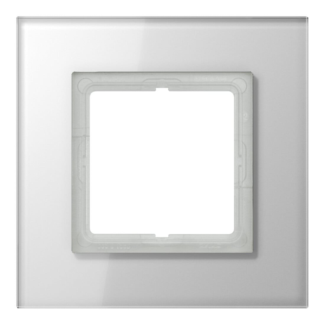 Jung Cadre en verre 1-fach aws niveau/vertical LSP 981 GL WW