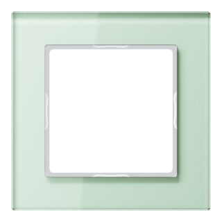 Jung Cadre en verre 1-fach mt/ws niveau/vertical AC 581 GL WMT