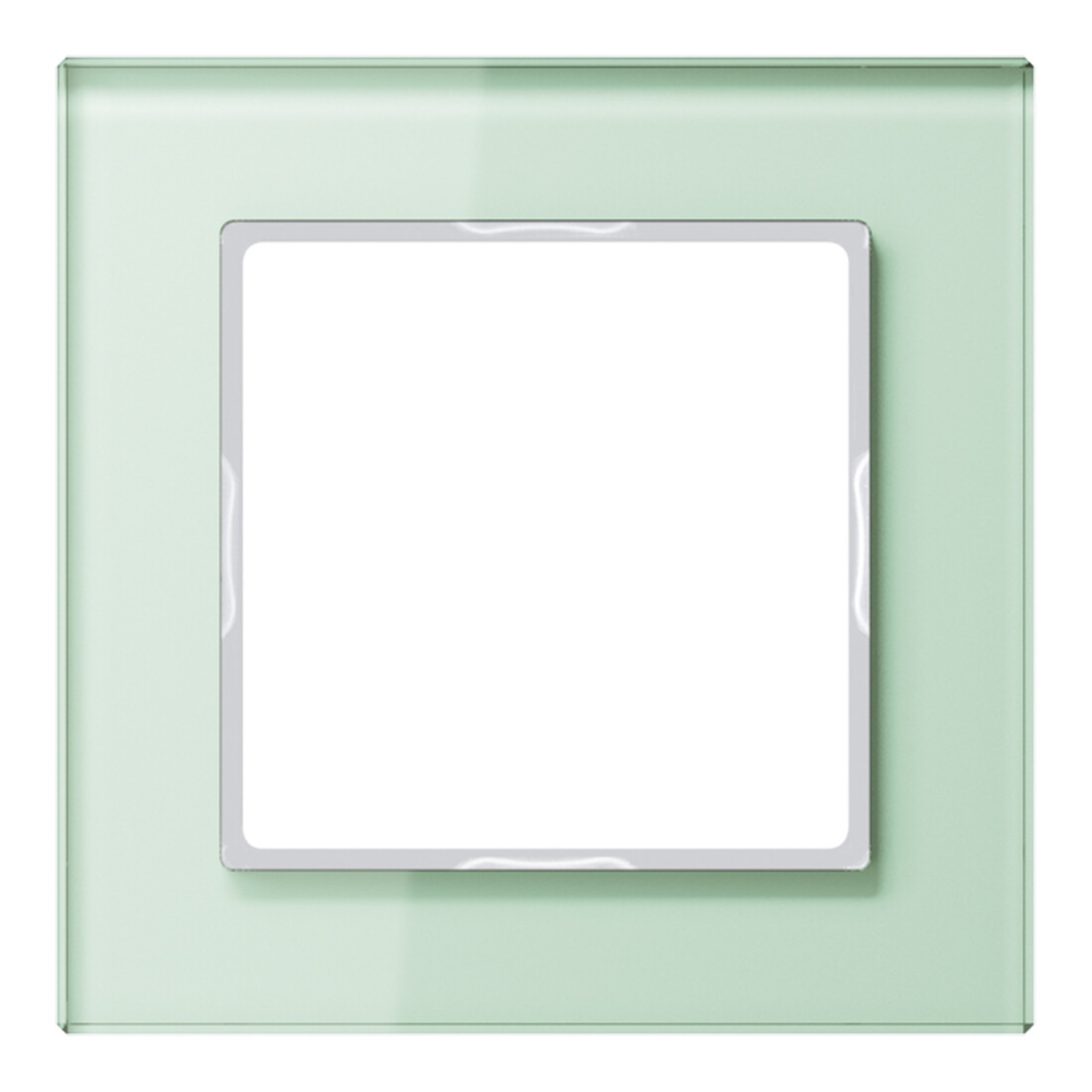 Jung Cadre en verre 1-fach mt/ws niveau/vertical AC 581 GL WMT