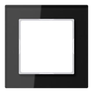 Jung Cadre en verre 1-fach noir horizontal/vertical AC 581 GL