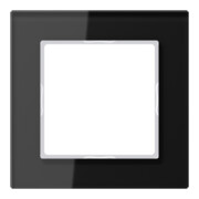 Jung Cadre en verre 1-fach noir horizontal/vertical AC 581 GL-1