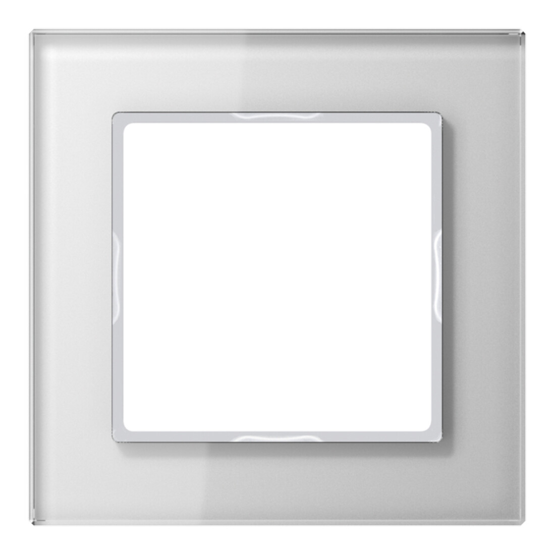 Jung Cadre en verre 1 voie aws niveau/vertical AC 581 GL WW
