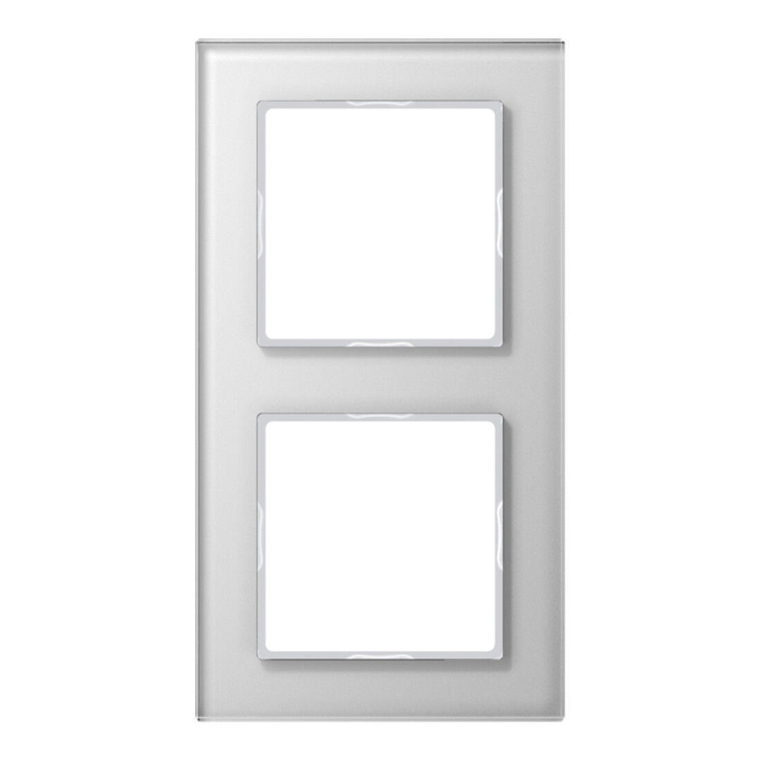 Jung Cadre en verre 2 fois aws niveau/vertical AC 582 GL WW