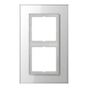 Jung Cadre en verre 2 fois aws niveau/vertical LSP 982 GL WW-1