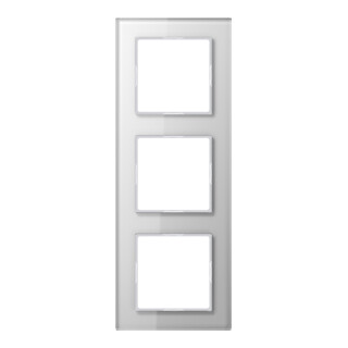 Jung Cadre en verre 3 fois aws niveau/vertical AC 583 GL WW
