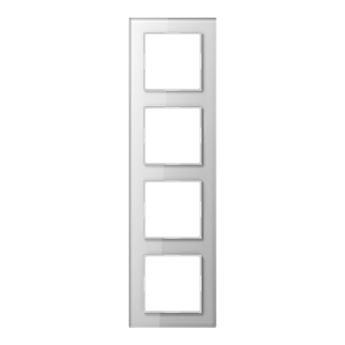 Jung Cadre en verre 4 fois aws niveau/vertical AC 584 GL WW