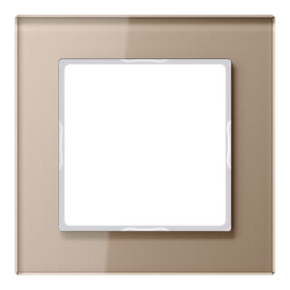 Jung Cadre en verre simple champ niveau/vertical AC 581 GL CH