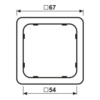 Jung Cadre intermédiaire aws CD AT 581 Z WW