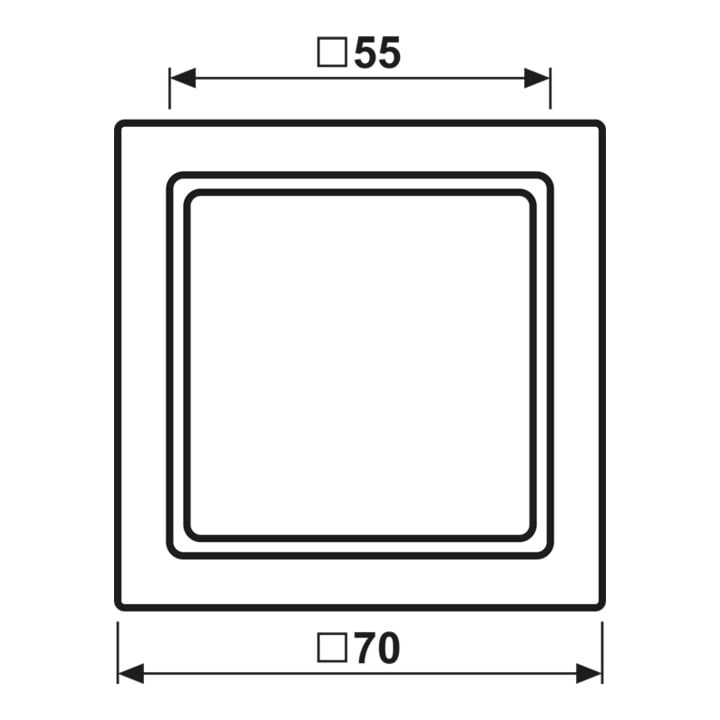 Jung Cadre intermédiaire aws pour montage LS 961 Z5 WW