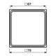 Jung Cadre intermédiaire aws pour montage LS 981 Z WW