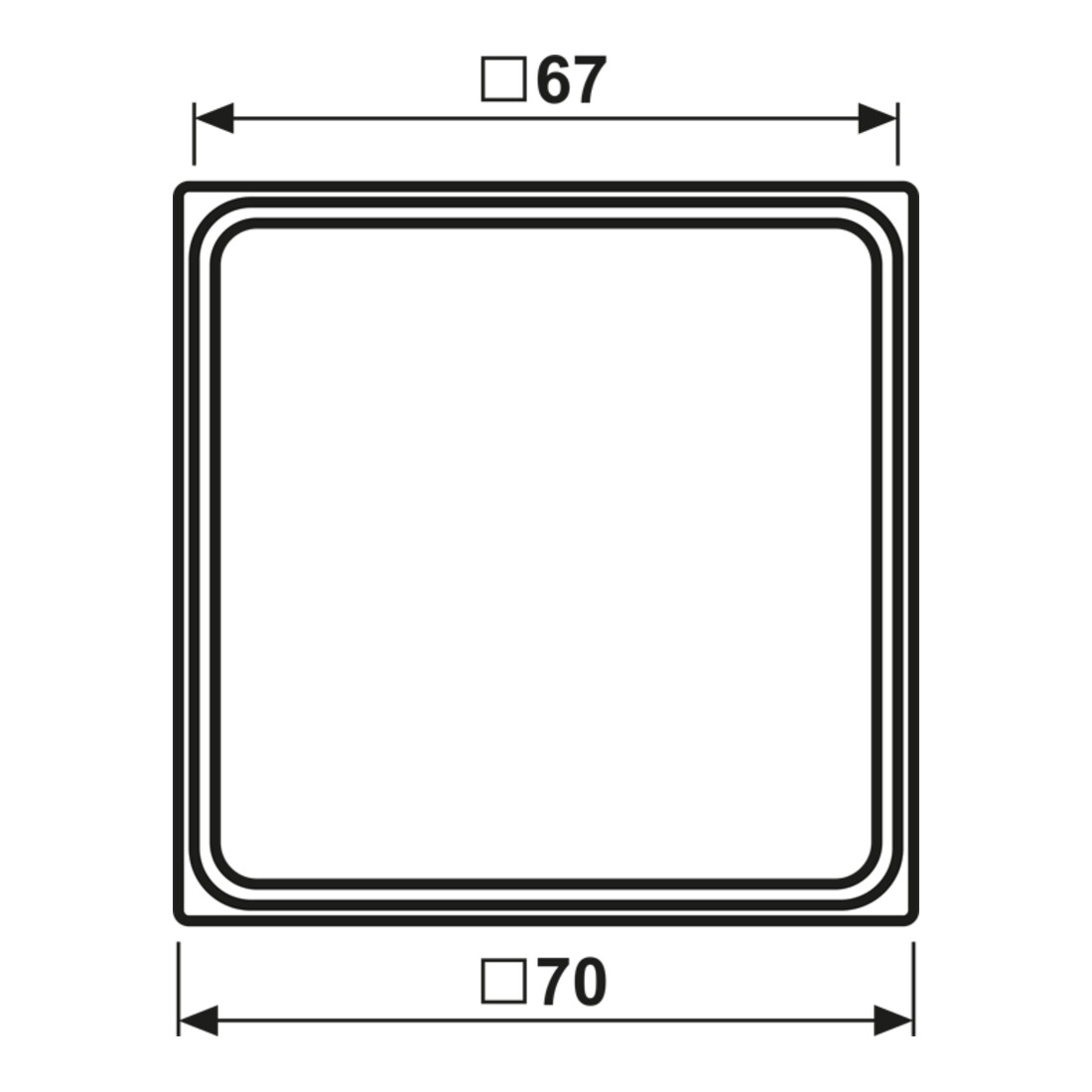 Jung Cadre intermédiaire aws pour montage LS 981 Z WW