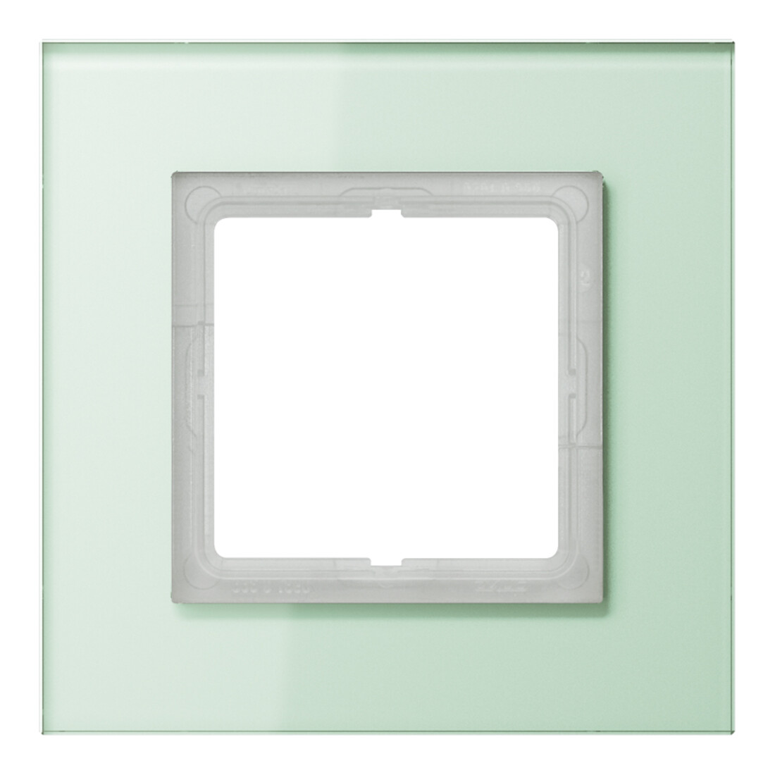 Jung Cadre simple avec niveau à bulle vertical LSP 981 GLAS