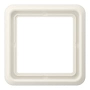 Jung Cadre simple blanc niveau/vertical CD 581 W-1