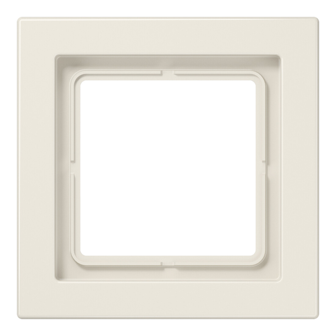 Jung Cadre simple blanc niveau/vertical LSD 981 W
