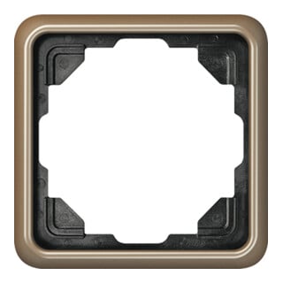 Jung Cadre simple or bronze niveau/vertical CD 581 GB