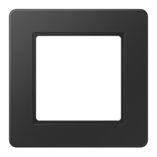 Jung Cadre simple vertical AF 581 noir mat 85 × 85 × 10 mm