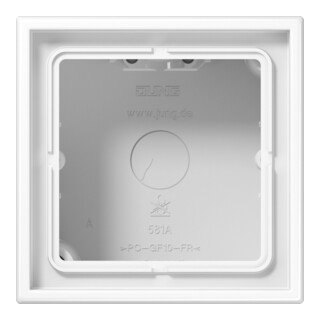 Jung Capuchon AP 1 poste cadre intégré LS 581 A WW