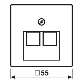 Jung Couvercle boîte de connexion IAE/UAE A 569-2 BFPLUA SWM