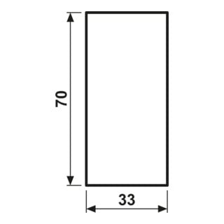 Jung Couvercle LS 50 NA SWM couleur des touches 33 × 70,5 mm