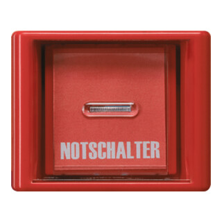 Jung Couvercle vitre rouge pour interrupteur/poussoir AS 561 GL