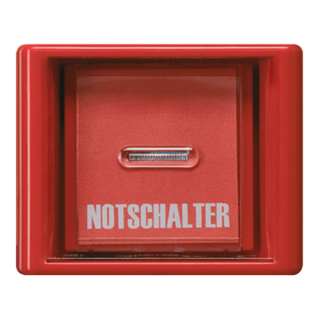 Jung Couvercle vitre rouge pour interrupteur/poussoir AS 561 GL