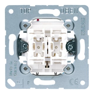 Jung Double-interrupteur 10AX 250V 2 contacts fermés 535 U