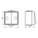Jung Double-interrupteur 10AX 250V 2 inverseurs 639 W