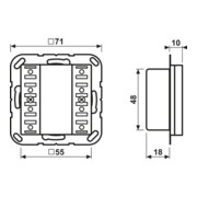 Jung Funk-Wandsender-Modul eNet 1-kanalig FM A 5001 M-3