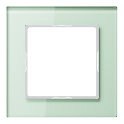 Jung Glasrahmen 1-fach mt/ws waage/senkrecht AC 581 GL WMT