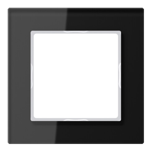 Jung Glasrahmen 1-fach sw waage/senkrecht AC 581 GL