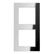 Jung Glasrahmen 2-fach si/vers waage/senkrecht AC 582 GL SI-1