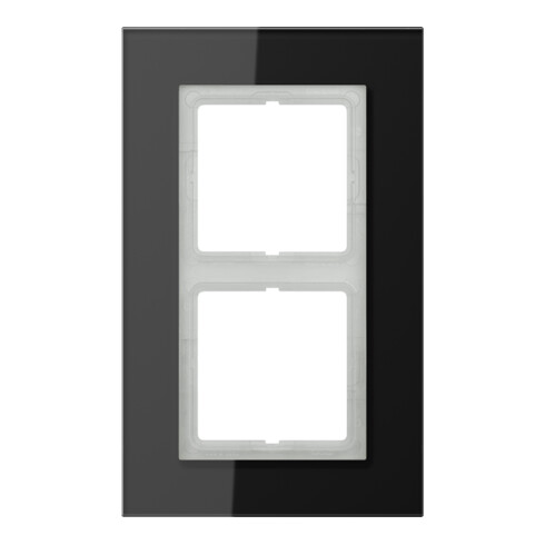 Jung Glasrahmen 2-fach sw waage/senkrecht LSP 982 GL
