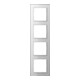 Jung Glasrahmen 4-fach aws waage/senkrecht AC 584 GL WW-1